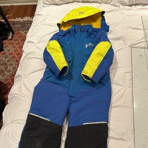 Helly Hansen one piece snowsuit kids size 8